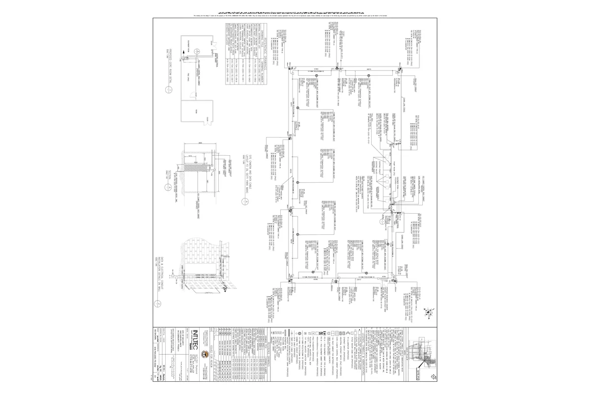 Site Camera and Data Cable Layout
