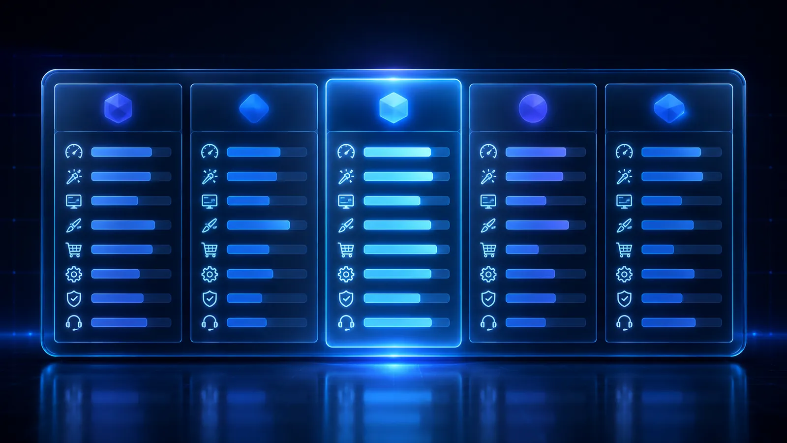 Best AI website builders 2026 comparison dashboard
